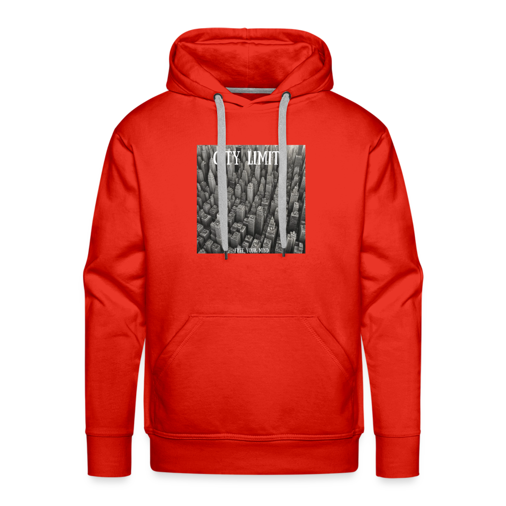 CITY LIMIT - MEN'S HOODIE - red