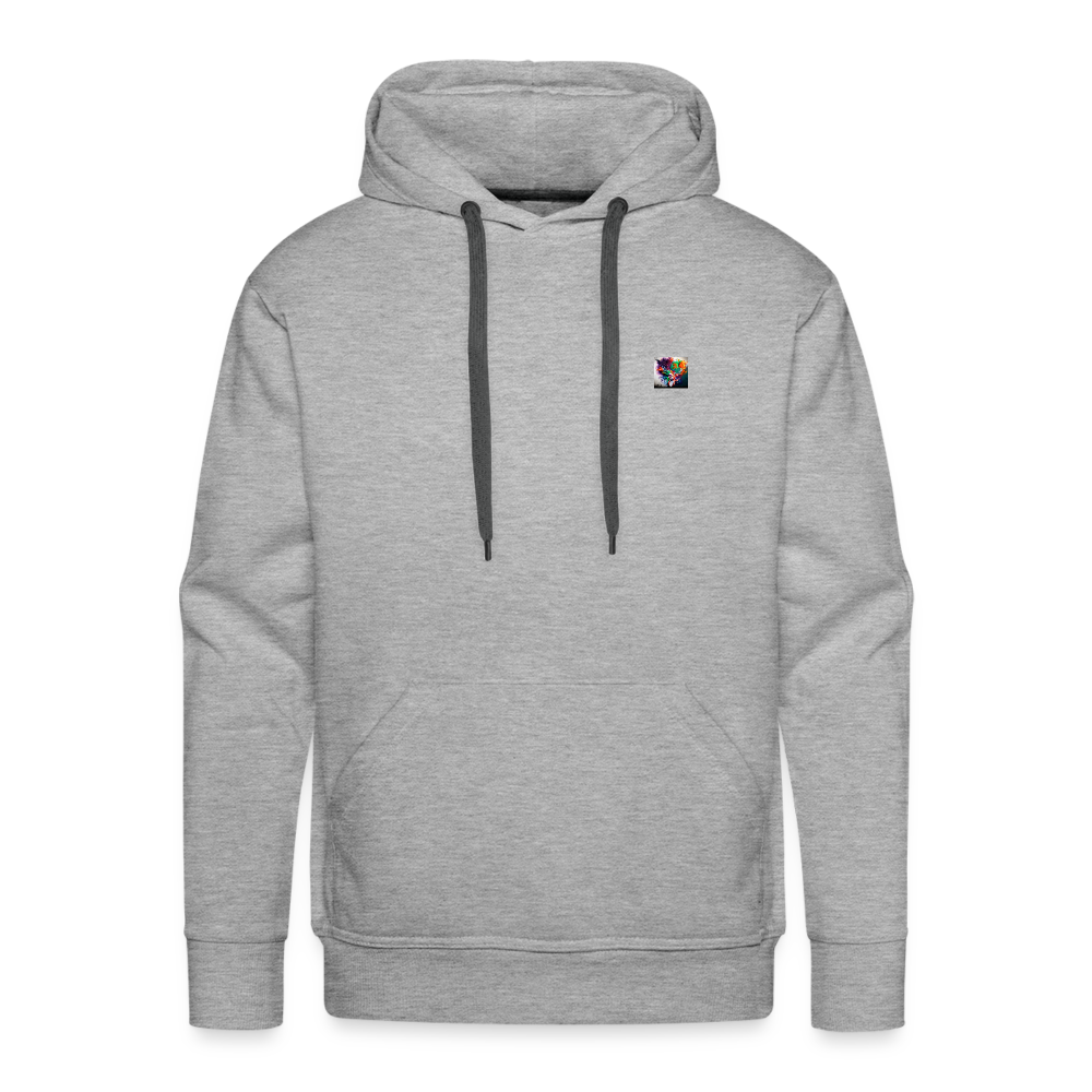 JR&LT TRADEMARKED - MEN'S HOODIE - heather grey