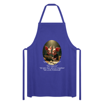 APPRECIATION - ADULT APRON - royal blue