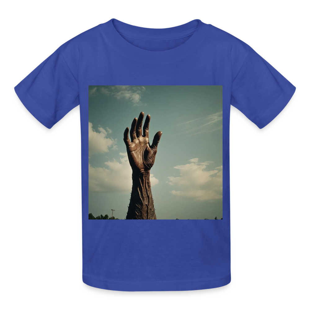 GIVE US A HAND - CHILDREN'S T-SHIRT - royal blue