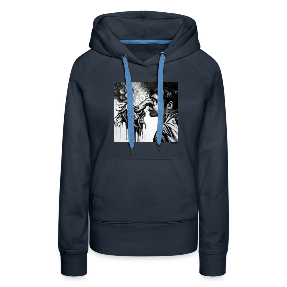 CHAOS - WOMEN'S HOODIE - navy