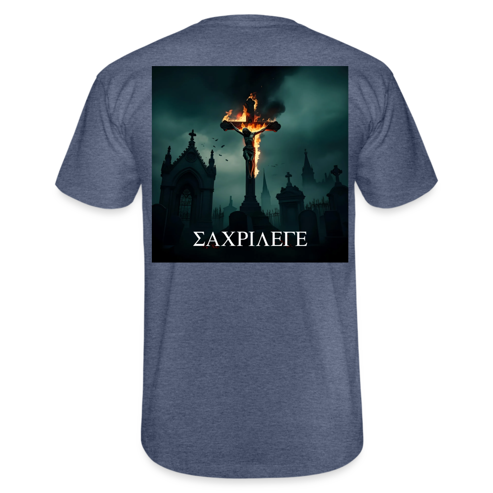 SACRILEGE - MEN'S CLASSIC T-SHIRT - heather navy