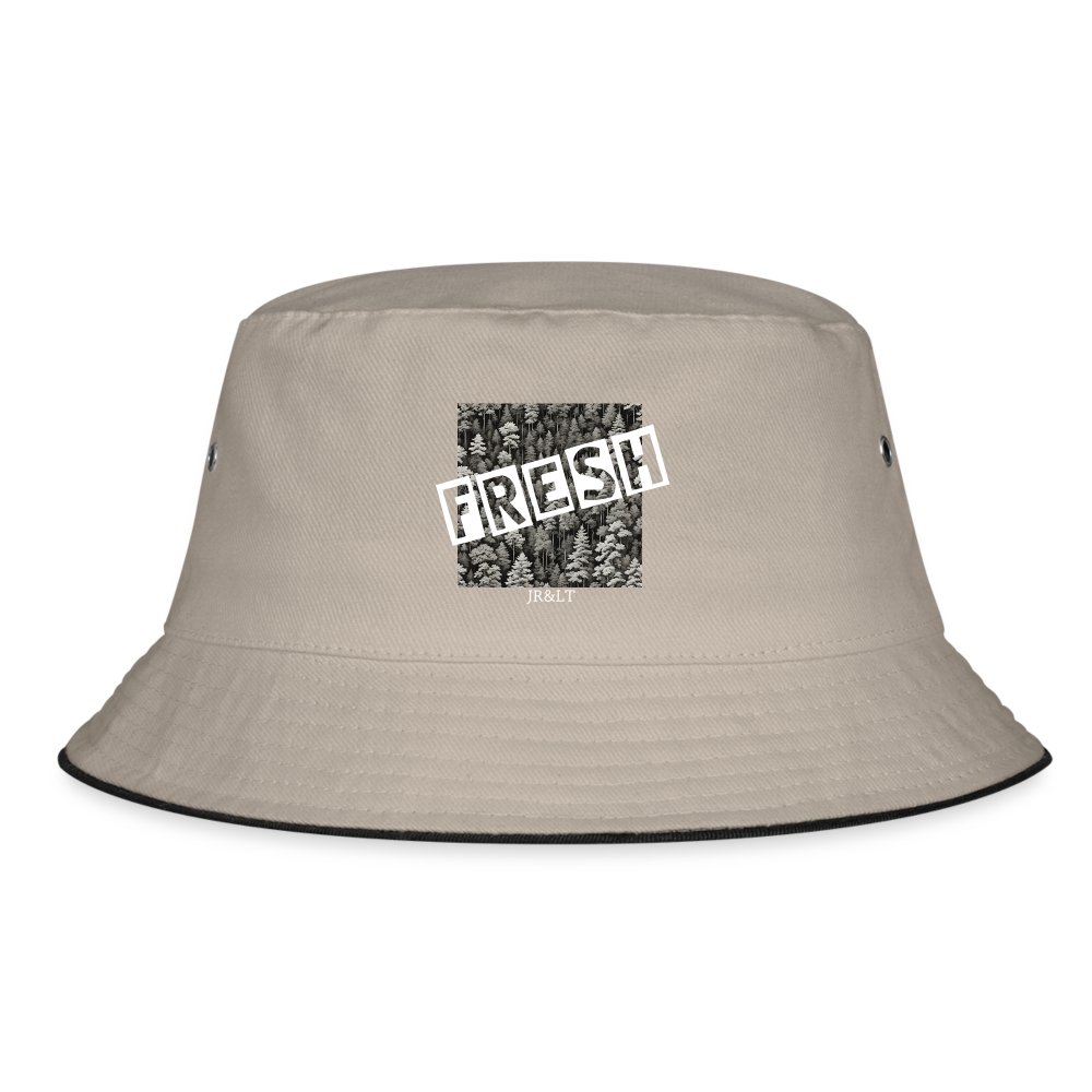 FRESH - BUCKET HAT - khaki/black