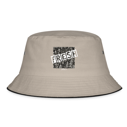 FRESH - BUCKET HAT - khaki/black