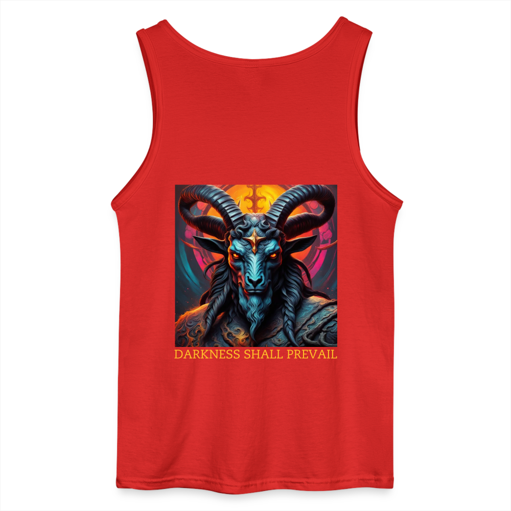 BAPHOMET- MEN'S TANK TOP - red