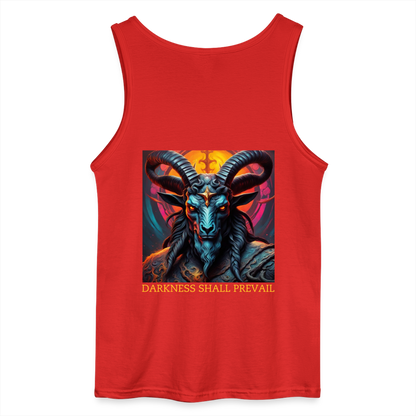 BAPHOMET- MEN'S TANK TOP - red