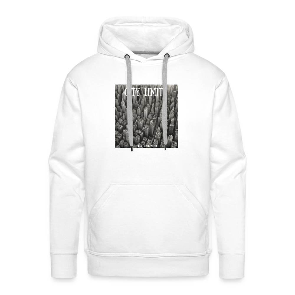 CITY LIMIT - MEN'S HOODIE - white