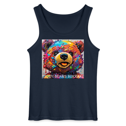 TEDDY BEAR'S BUKKAKE - MEN'S TANK TOP - navy