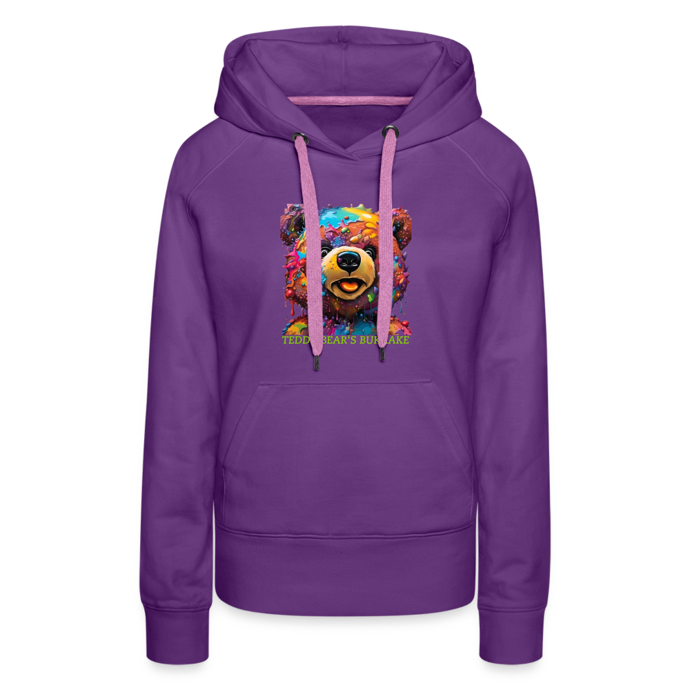 TEDDY BEAR'S BUKKAKE!! - WOMENS HOODIE - purple