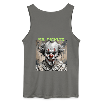 EVIL CLOWN - MEN'S TANK TOP - charcoal grey