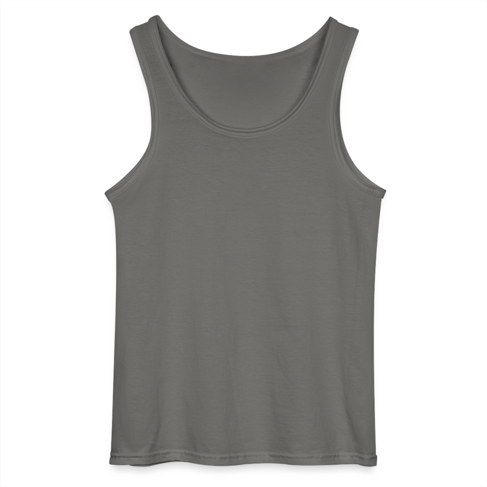 ENLIGHTENED YODA - MEN'S TANK TOP - charcoal grey