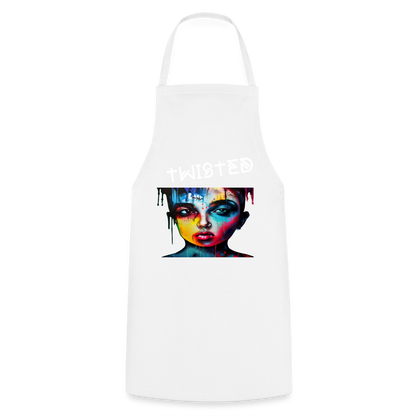 TWISTED - ADULT APRON - white