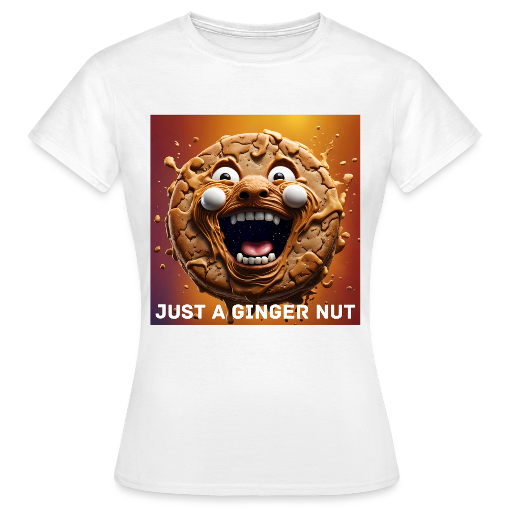 GINGER NUT - WOMEN'S CLASSIC T-SHIRT - white