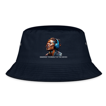 IMMERSE YOUR SELF - BUCKET HAT - navy