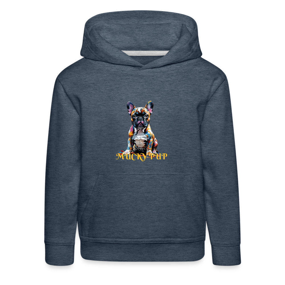 ROSIE!! KIDS HOODIE - heather denim