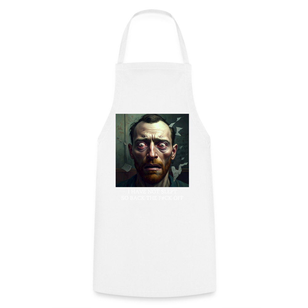 INSOMNIA - ADULT APRON - white