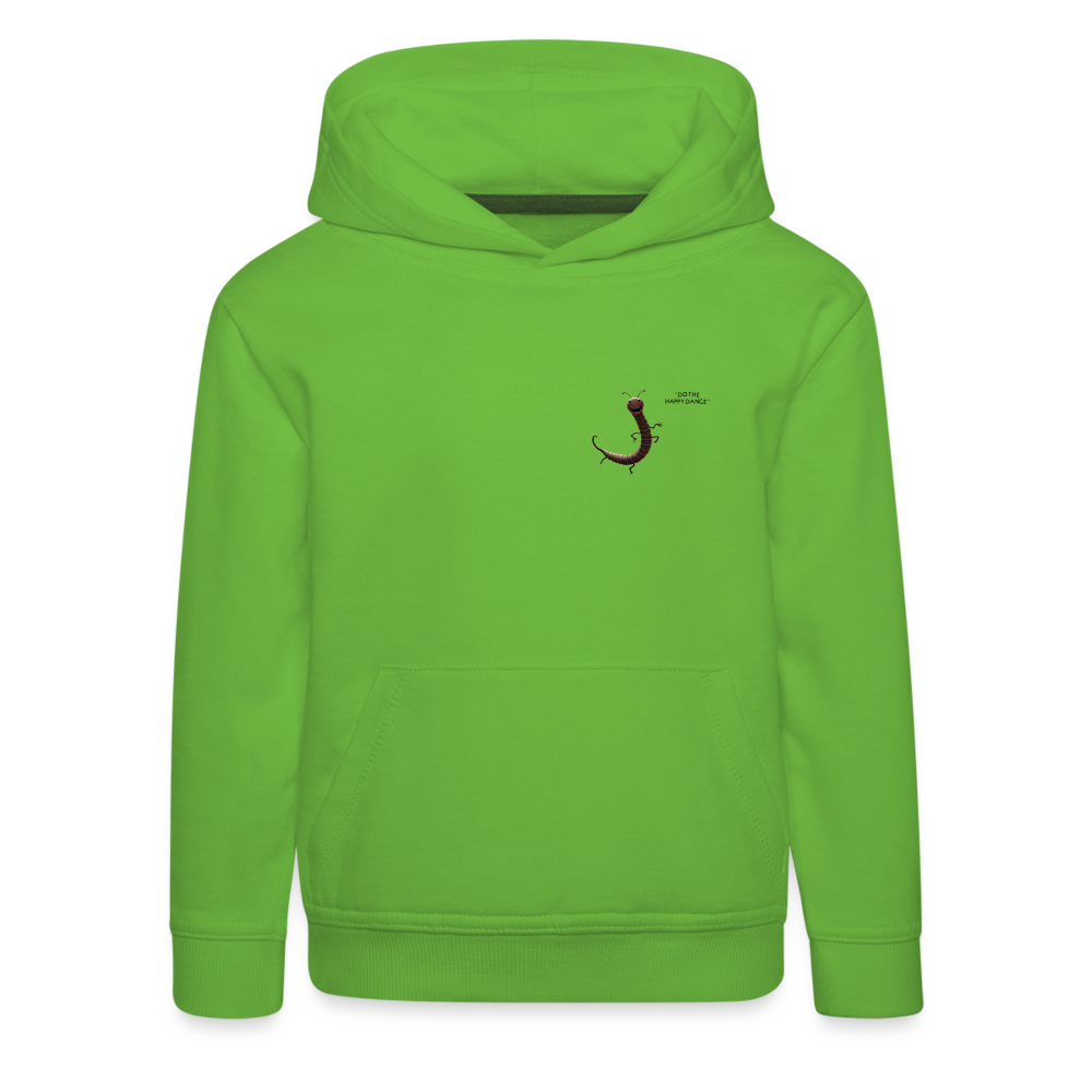 DO THE HAPPY DANCE - CHILDREN'S HOODIE - light green