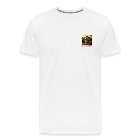 DINO - MEN'S PREMIUM T-SHIRT - white