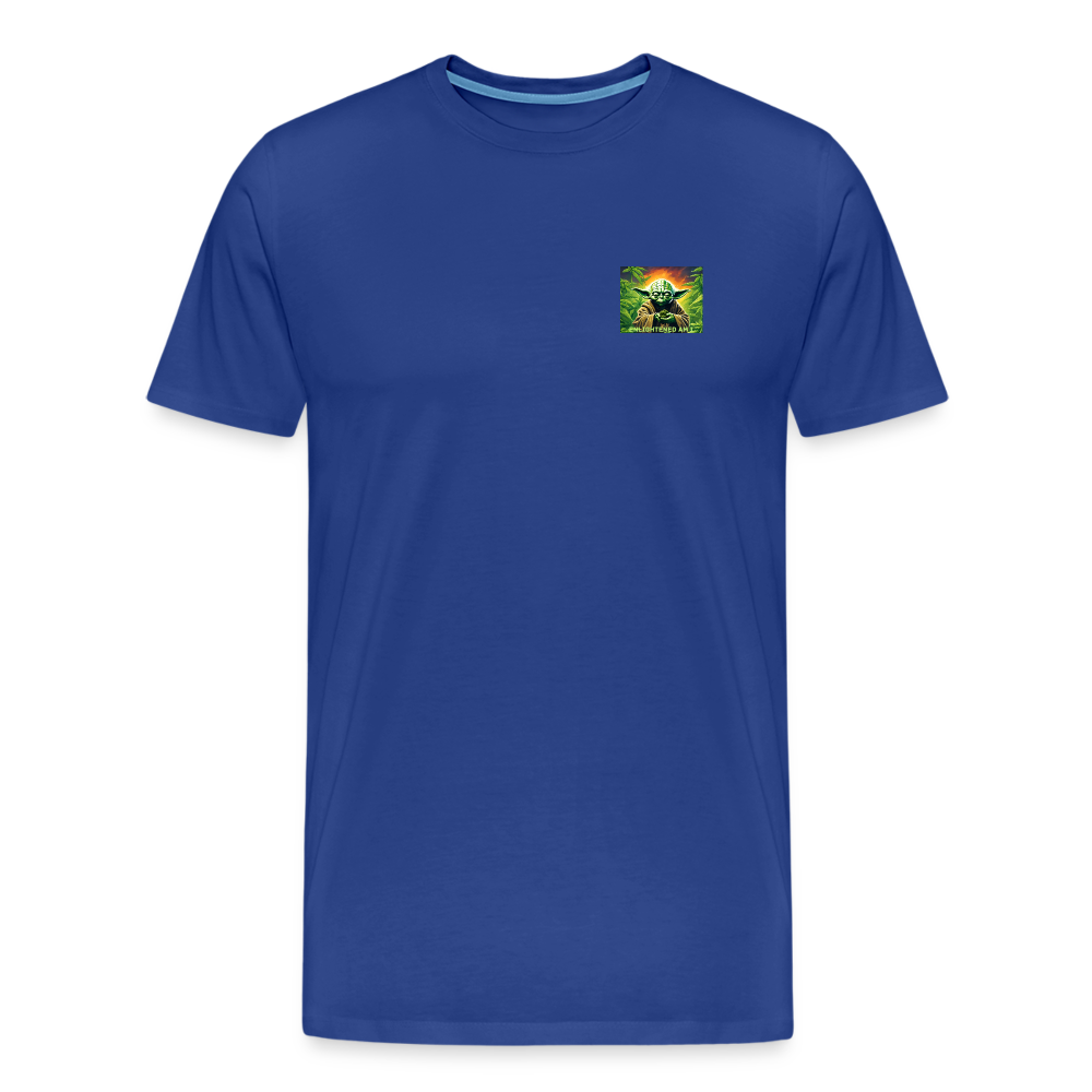 ENLIGHTENED YODA - MEN'S PREMIUM T-SHIRT - royal blue