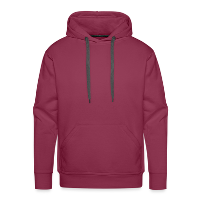 TEDDY BEAR'S BUKKAKE!! MEN'S HOODIE - bordeaux