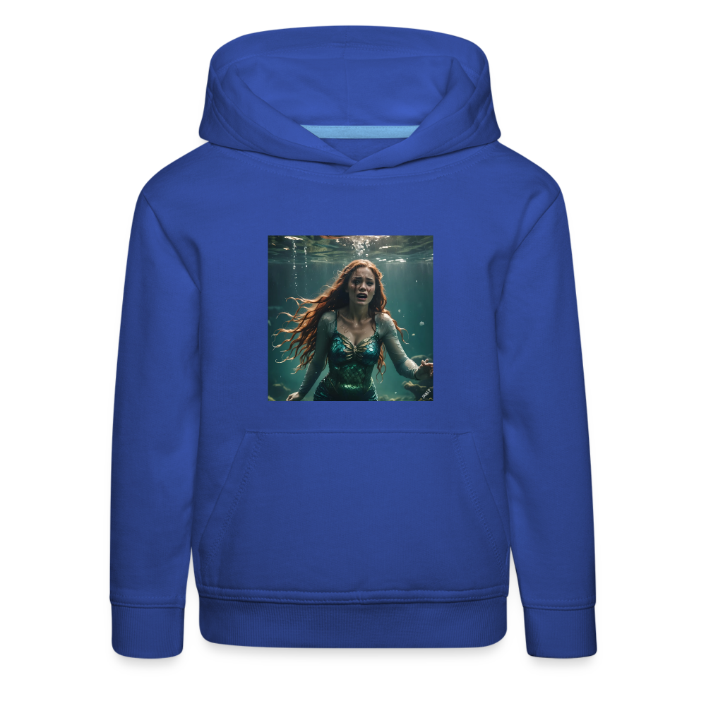 SOULESS MERMAID!! CHILDREN'S HOODIE - royal blue