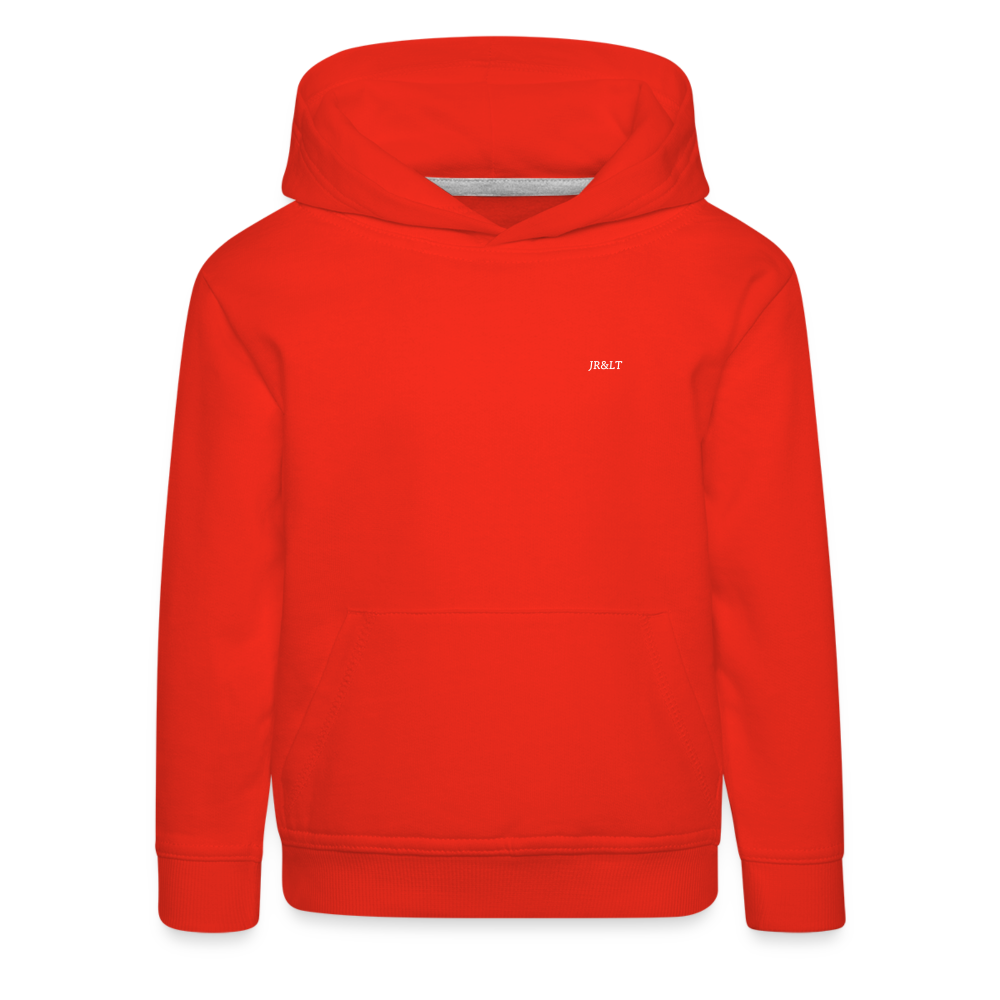 JR&LT'S CLASSIC LOGO CHILDREN'S HOODIE - red