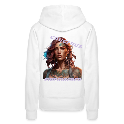 GORGEOUS & EMPOWERED - WOMEN'S HOODIE - white