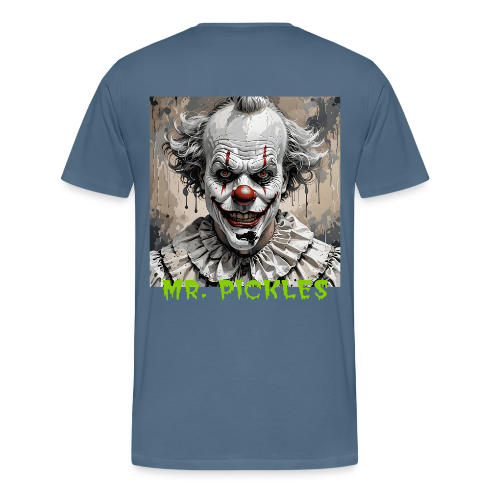 EVIL CLOWN!! MEN'S PREMIUM T-SHIRT - steel blue