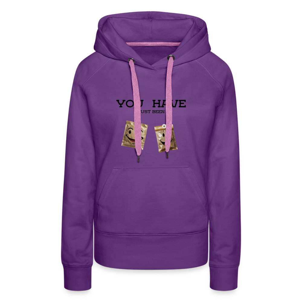 TEA BAGGED - WOMEN'S HOODIE - purple