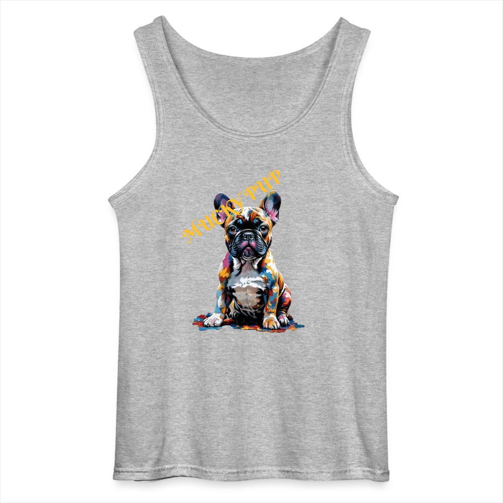 MUCKY PUP- MEN'S TANK TOP - sports grey