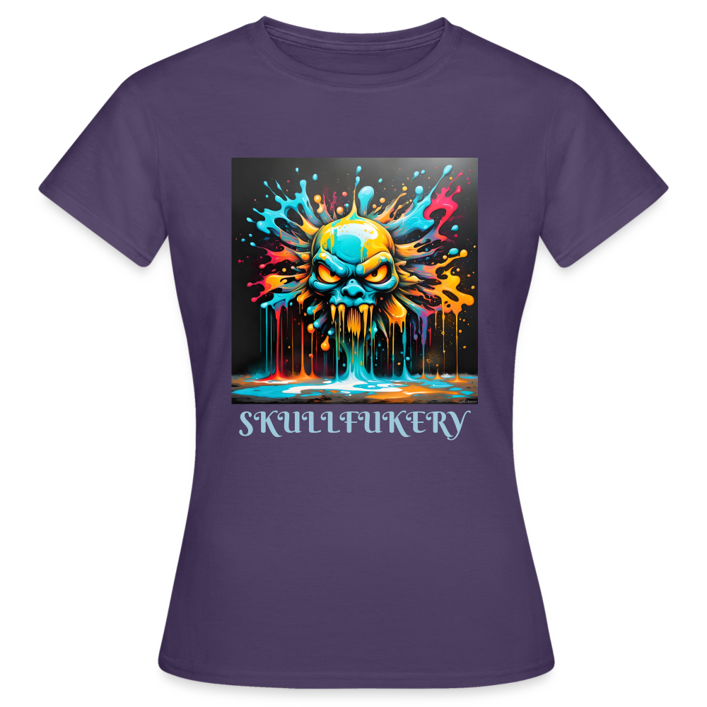 SKULLUKERY - WOMEN'S CLASSIC T-SHIRT - dark purple