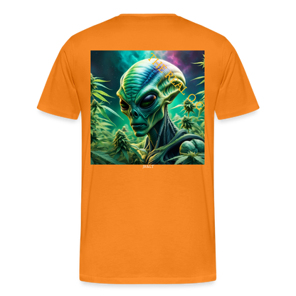 THE REAL ALIEN O.G!! MENS PREMIUM T-SHIRT - orange