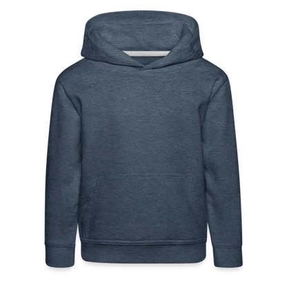 GORGEOUS & EMPOWERED CHILDREN'S HOODIE - heather denim