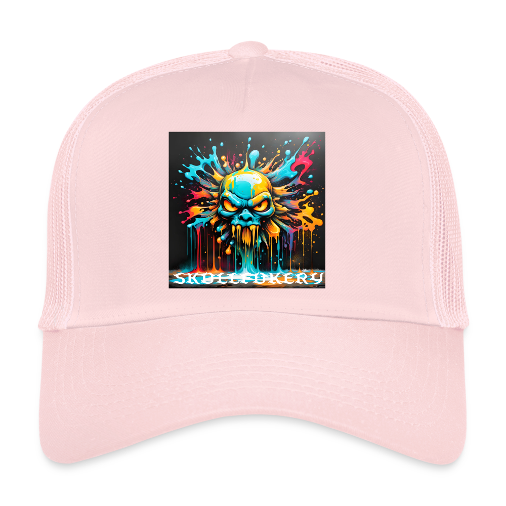 SKULLFUKERY - BREATHABLE HAT - pale pink