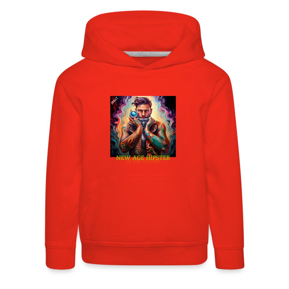 NEW AGE HIPSTER!! CHILDREN'S HOODIE - red