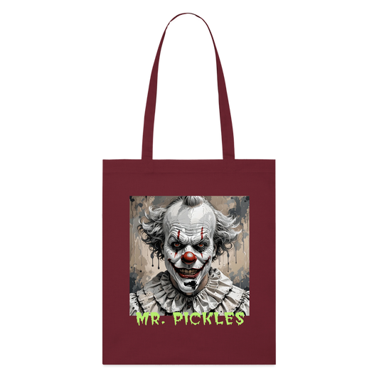 MR. PICKLES - ORGANIC TOTE BAG - burgundy