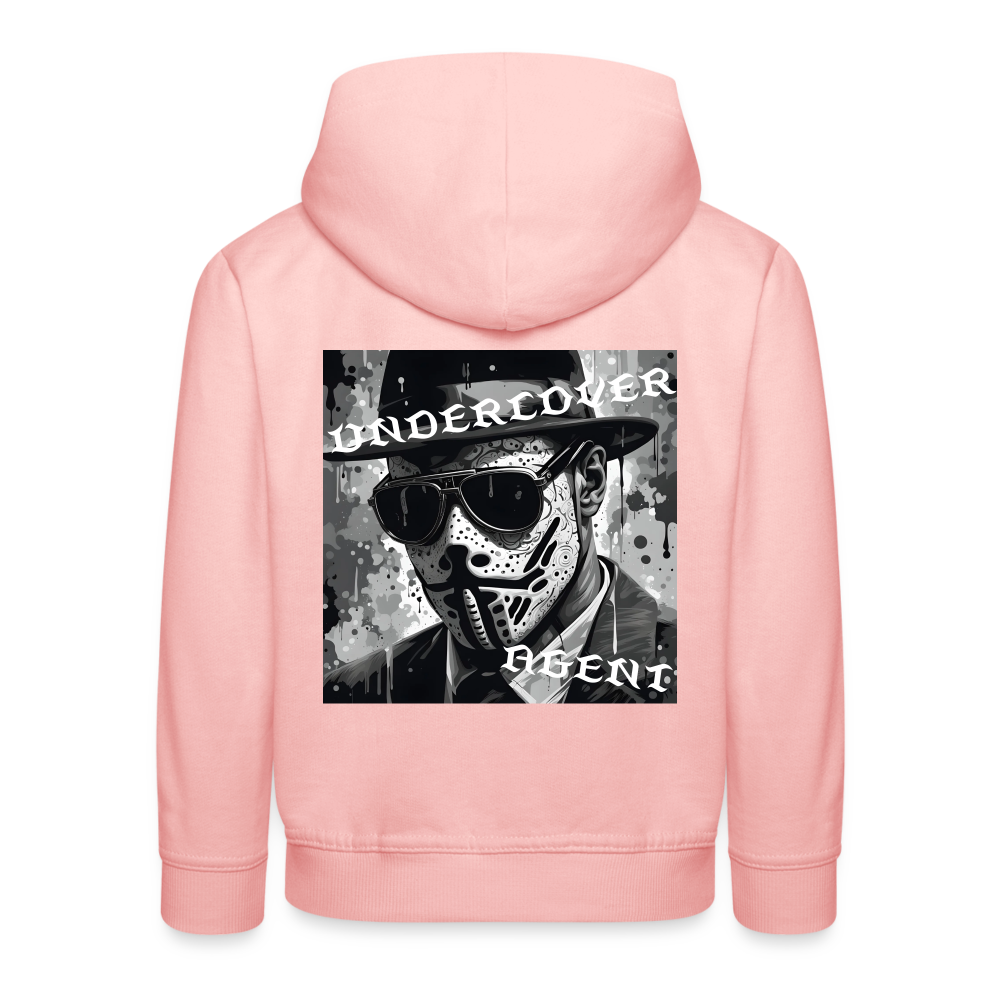 UNDERCOVER AGENT - CHILDREN'S HOODIE - crystal pink