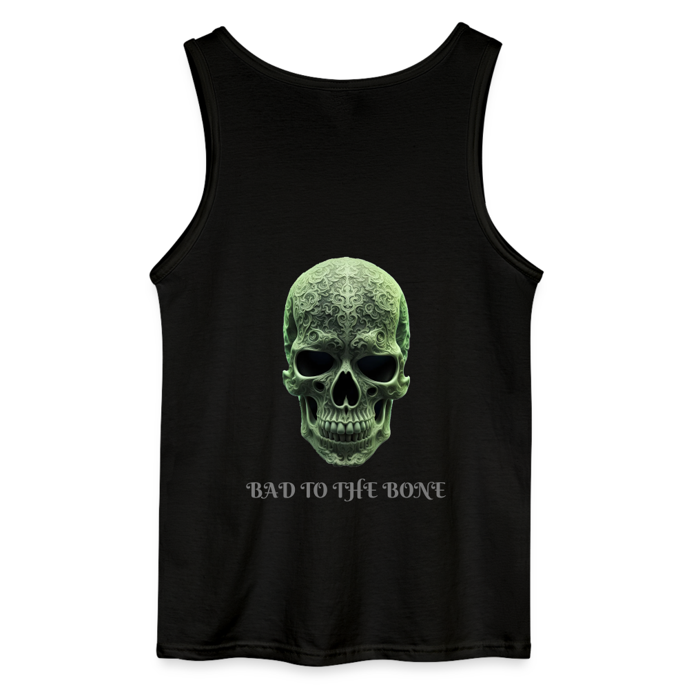 BAD TO THE BONE- MEN'S TANK TOP - black