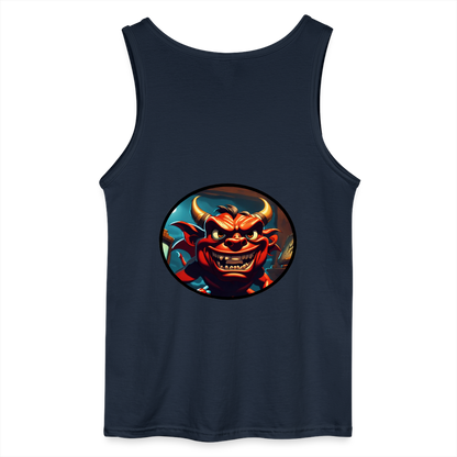 BABY DEVIL - MEN'S TANK TOP - navy