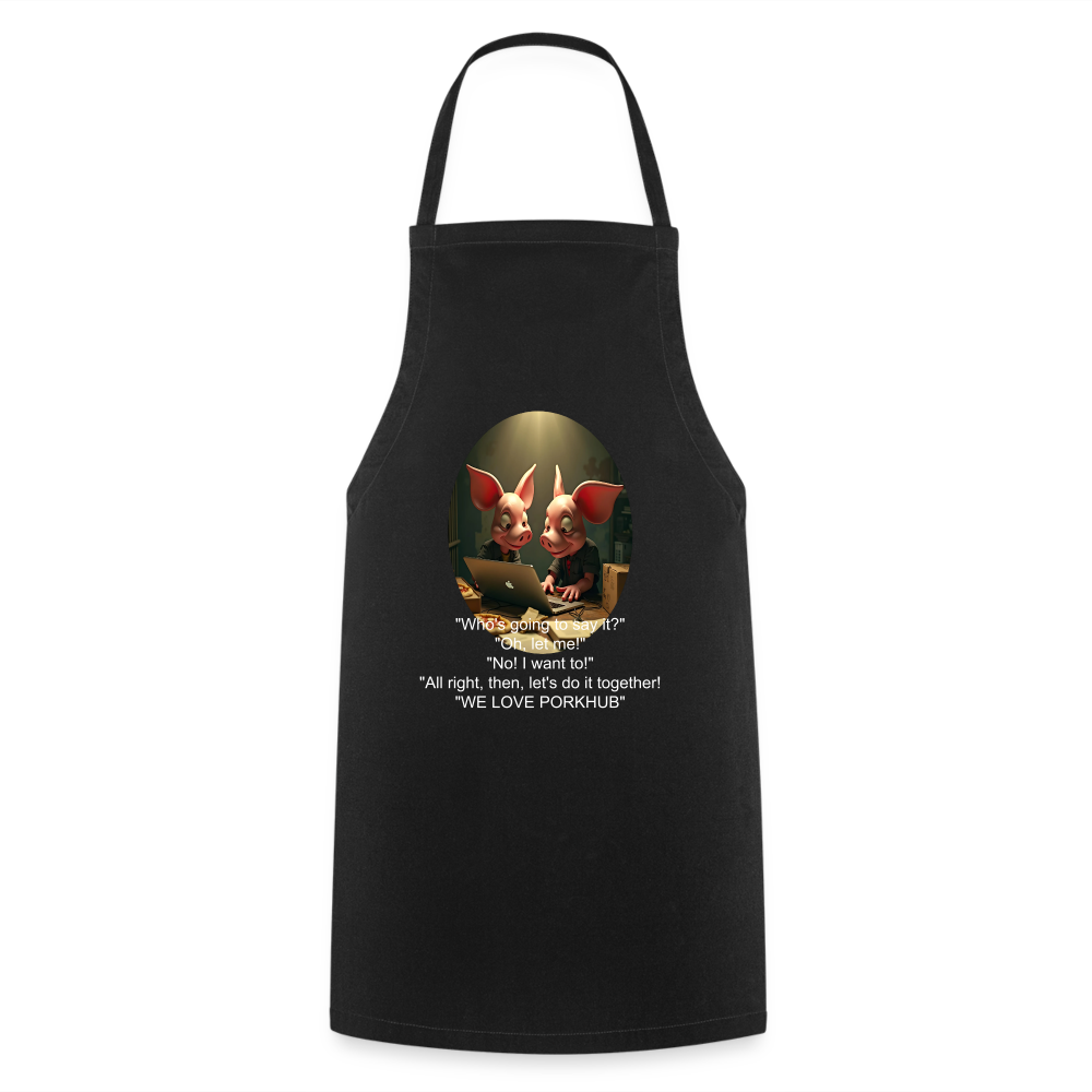 APPRECIATION - ADULT APRON - black