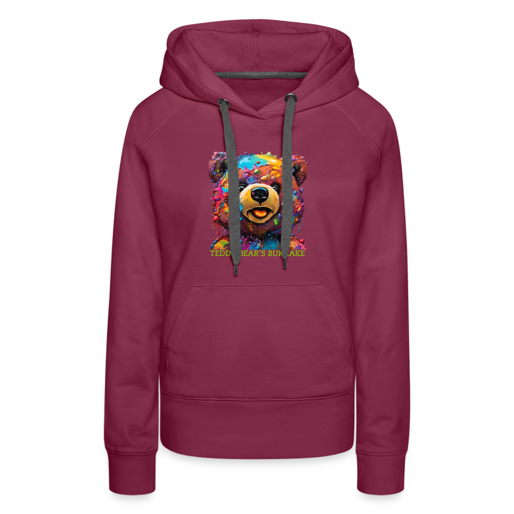 TEDDY BEAR'S BUKKAKE!! - WOMENS HOODIE - bordeaux