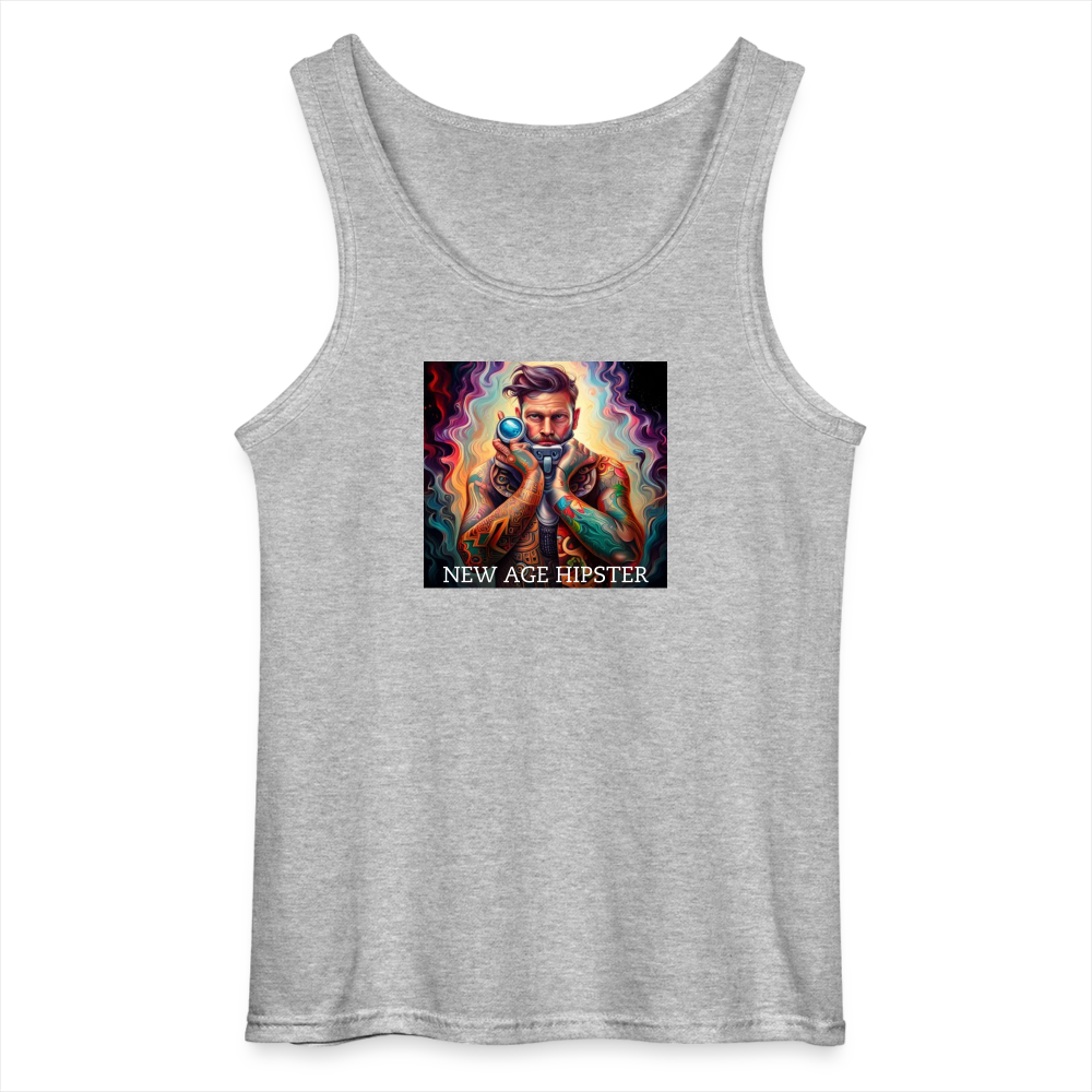 NEW AGE HIPSTER - MEN'S TANK TOP - sports grey