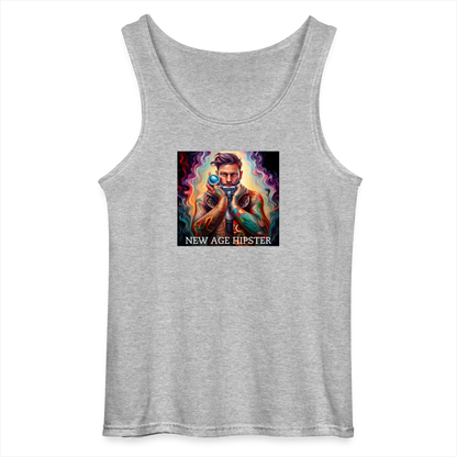 NEW AGE HIPSTER - MEN'S TANK TOP - sports grey