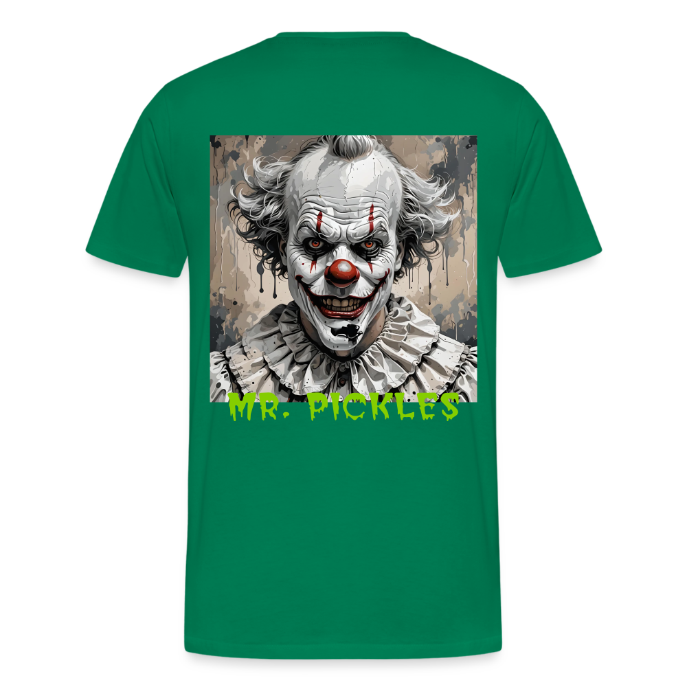 EVIL CLOWN!! MEN'S PREMIUM T-SHIRT - kelly green