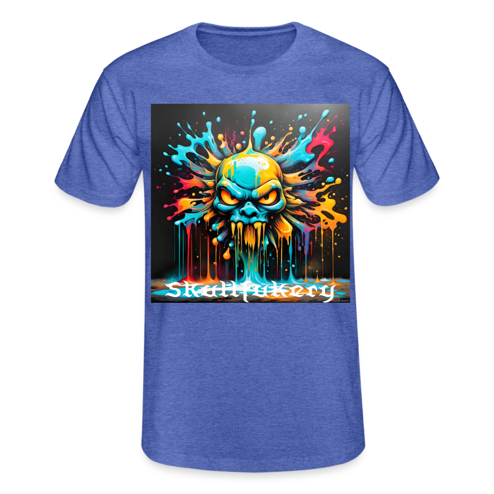 SKULLFUKERY - MEN'S CLASSIC T-SHIRT - heather blue