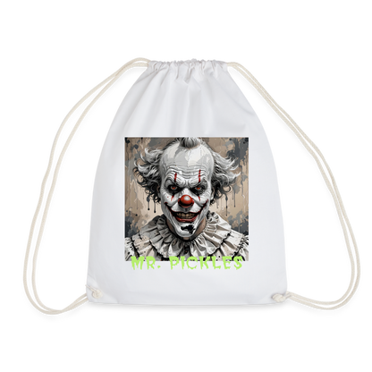 MR. PICKLES - DRAWSTRING BAG - white