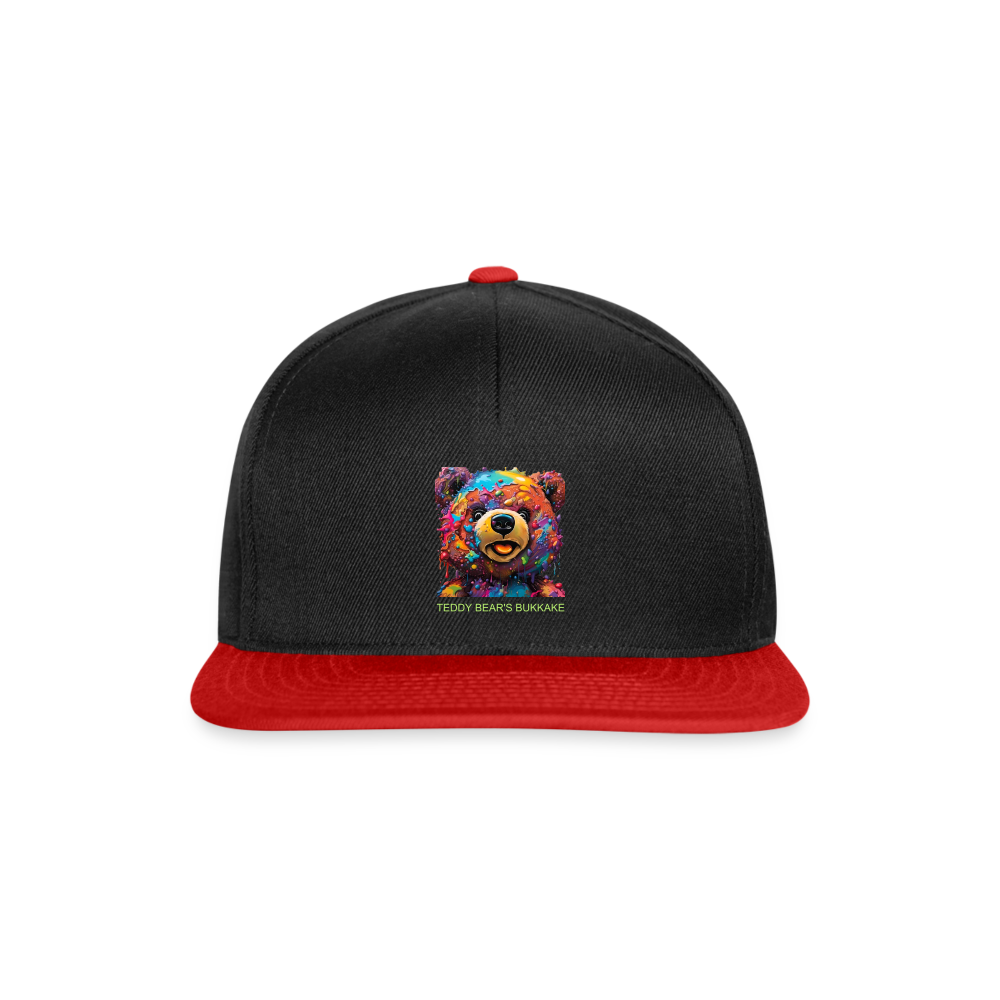 TEDDY BEAR'S BUKKAKE!! SNAP BACK - black/red