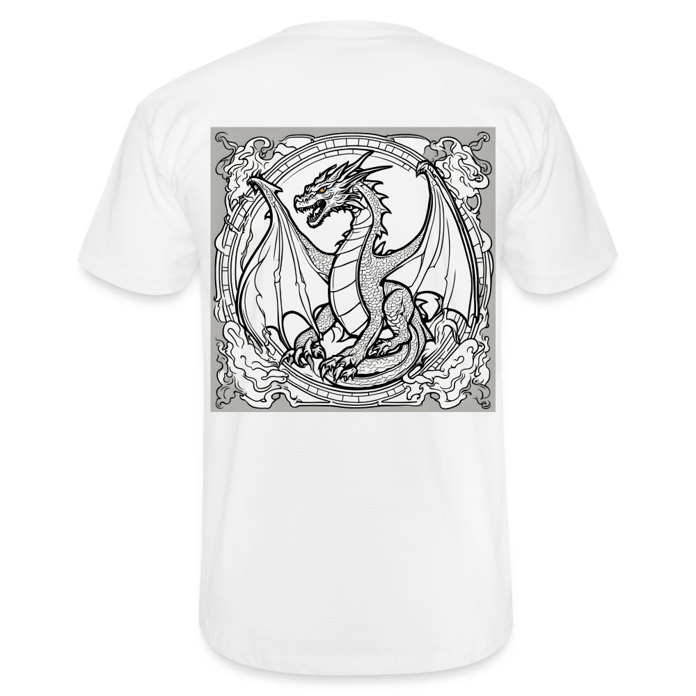 COLOUR IN YOURSELF DRAGON - MEN'S CLASSIC T-SHIRT - white