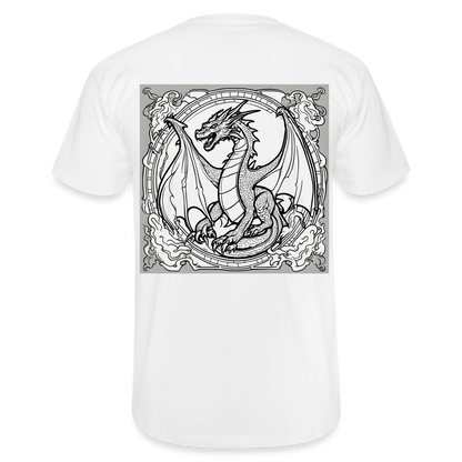 COLOUR IN YOURSELF DRAGON - MEN'S CLASSIC T-SHIRT - white