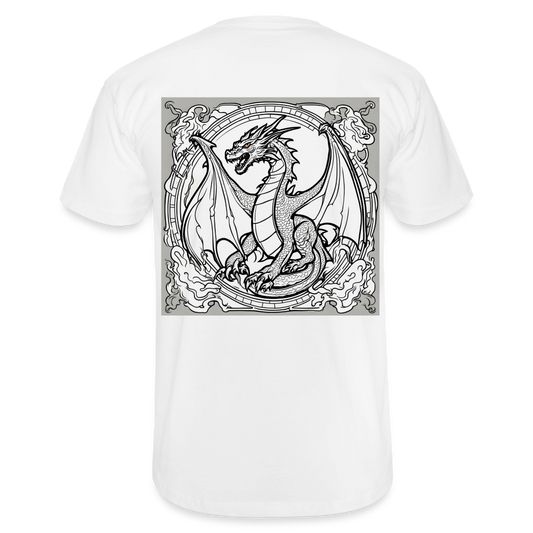 COLOUR IN YOURSELF DRAGON - MEN'S CLASSIC T-SHIRT - white